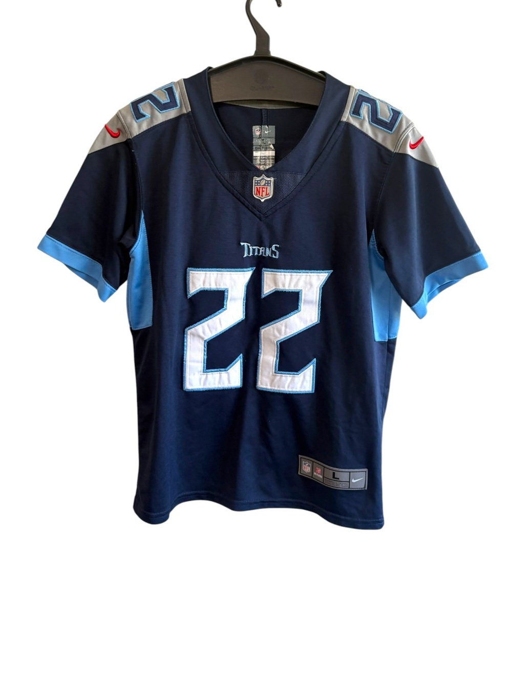 NFL Nike On Field Youth Large Tennessee Titans Derrick Henry #22 Jersey Sporty